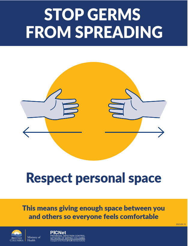 Respect Personal Space poster