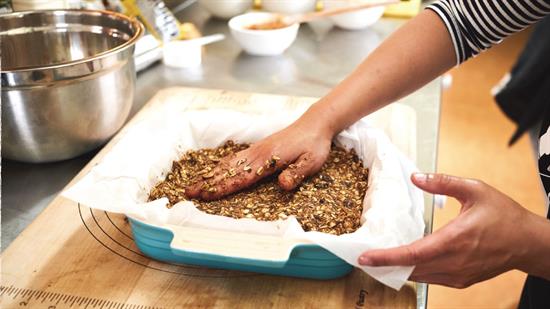 Making granola bites