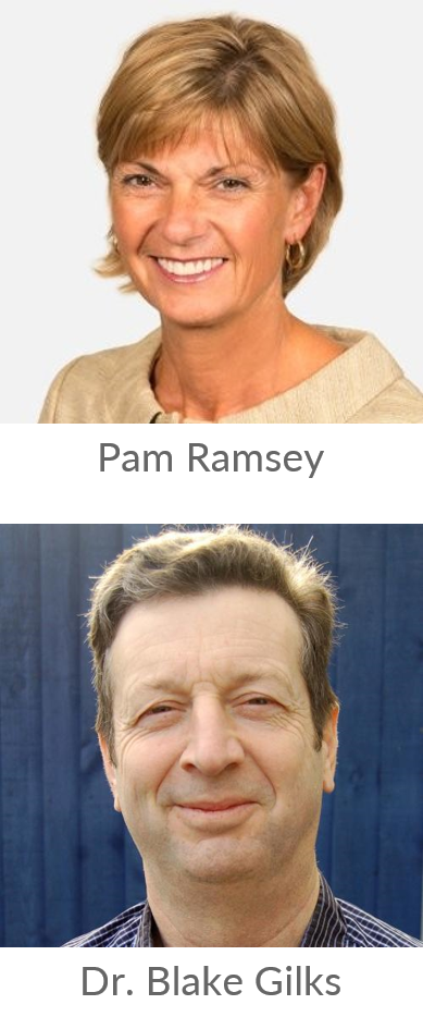 Pam Ramsey and Dr. Blake Gilks